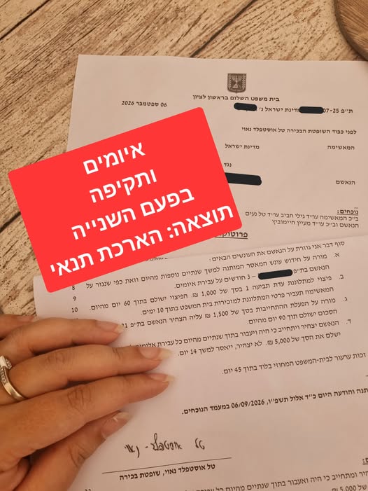 הארכת מאסר על תנאי במקום הפעלתו לנאשם בעבירות איומים ותקיפה חוזרות